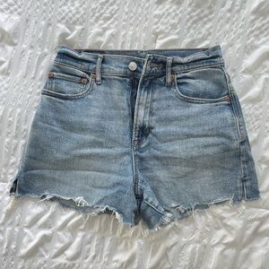 American Eagle light blue denim shorts